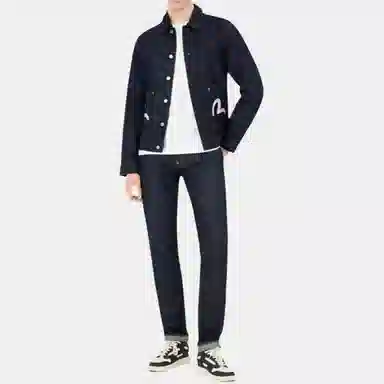 EVISU SS25 Seagull Print Retro Jeans