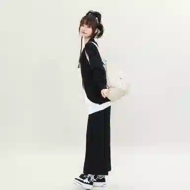 OTA Backpack Black White