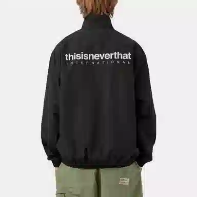 Thisisneverthat Logo Print Jacket Black