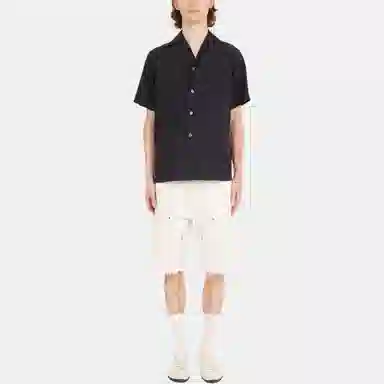 Maison Margiela SS25 Decorative Stitch Shirt Black