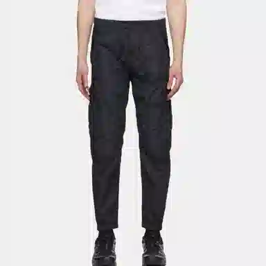 Stone Island Nylon Cargo Pants Black