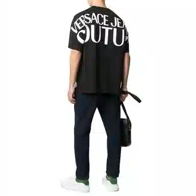 Versace Jeans Couture SS22 Logo T-Shirt Black