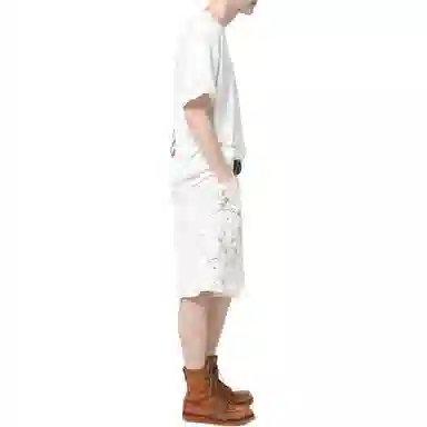 bowwow SS25 PAINTER'S SPLATTER SHORTS