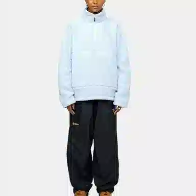 Stussy Polar Fleece Half Zip Mock Neck