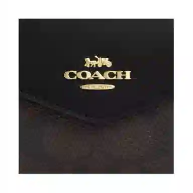 COACH Flap Card Case 10 Logo