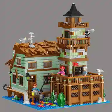 萌吉码 渔夫小屋 其他拼装模型