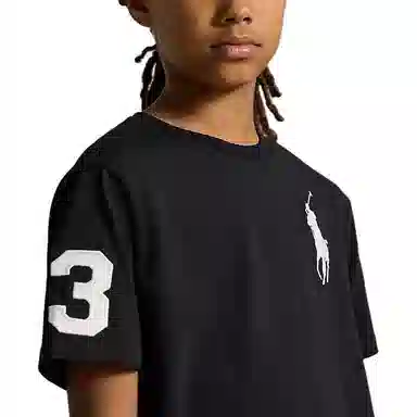 Polo Ralph Lauren Kids Crewneck T-Shirt Black