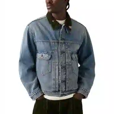 Levi’s x Barbour FW25 Corduroy Collar Denim Jacket