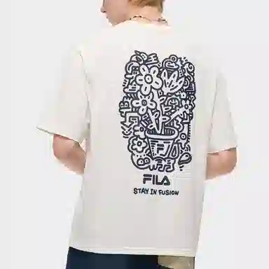 FILA FUSION MR.DOODLE logoT -WT