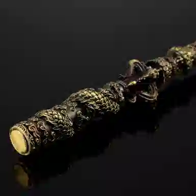 华髻 如意金箍棒 新中式复古 国风小众高级感招财转运情怀 合金 首饰配件 男女同款情侣款