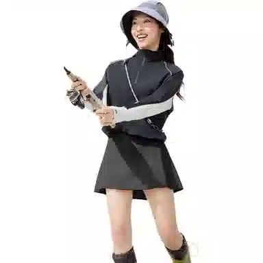 蕉下 速干撞色长袖防晒服 女款