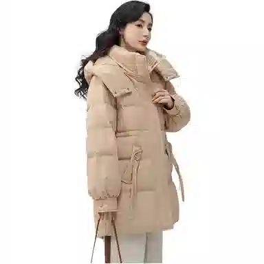 鸭鸭 纯色气质时尚高级感保暖羽绒服 女款