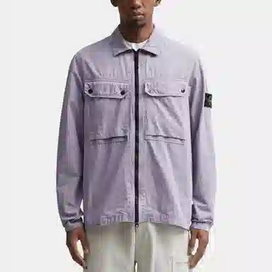 Stone Island FW23 Organic Cotton Shirt Lavender