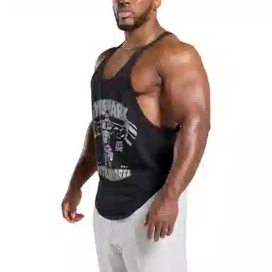 GYMSHARK Stringer Black