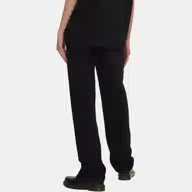 Carhartt WIP Logo Zip Pants Black