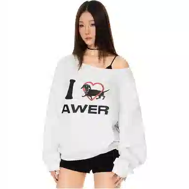 黛尔佳人 舒适时尚百搭长袖卫衣 女款