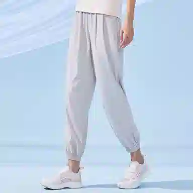 乔丹 纯色收口防晒运动裤 女款