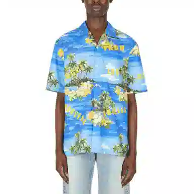 GUCCI SS22 Blue Shirt
