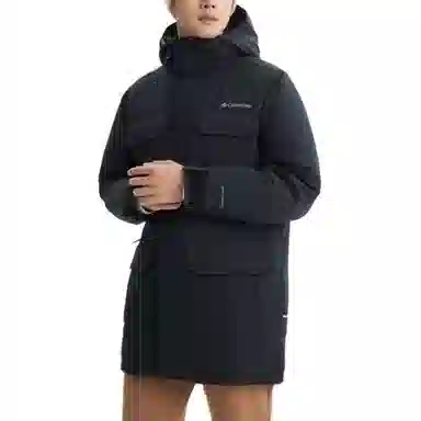 Columbia Omni-Heat Hooded Down Jacket Black