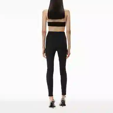 Alexander Wang SS22 Black Nylon Track Pants