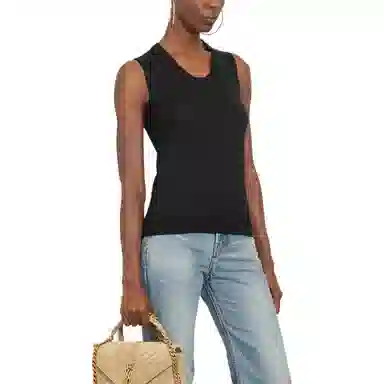 SAINT LAURENT Tank Top In Wool
