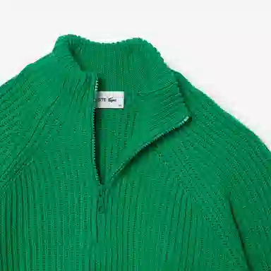 Lacoste Turtleneck Sweater Green