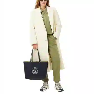 Lacoste Tote Bag Olive Navy