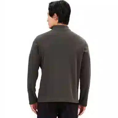 探路者 纯色舒适简约立领卫衣 男款 深灰