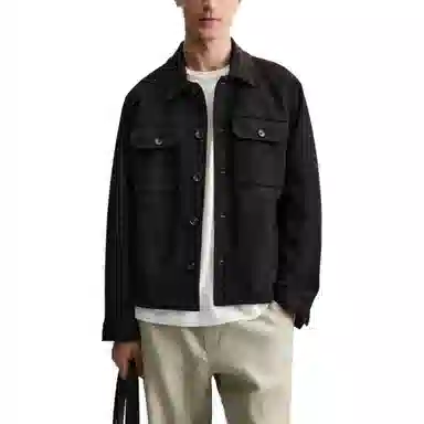 ZARA Suede Shirt Jacket