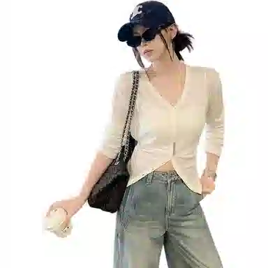 美洋 开衫流动哲学长袖针织衫 女款