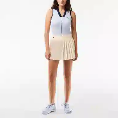 Lacoste Pleated Skirt White