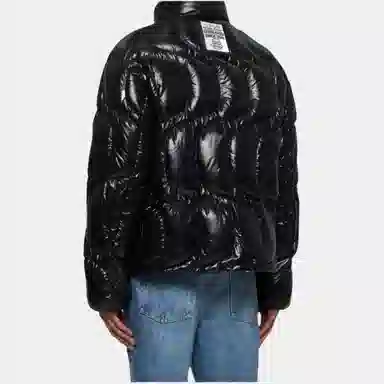 Moncler High Neck Jacket Black