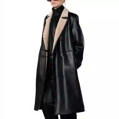 ZARA ZW Collection Double-Breasted Coat