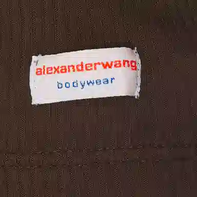 Alexander Wang SS25 Chocolate Tank Top