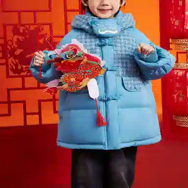 鸭鸭 亲子系列 柔软舒适保暖羽绒服 青少年