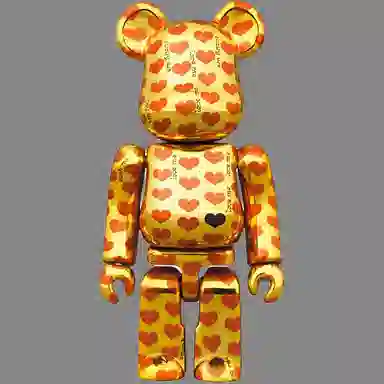 BE@RBRICK Gold Heart