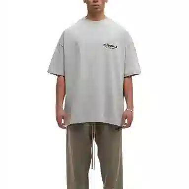 Fear of God Essentials FW24 Holiday Core T-Shirt Light Mist Grey