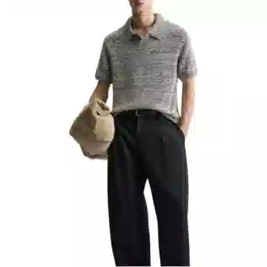 ZARA Polo Shirt Black