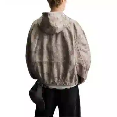 ZARA Casual Hoodie Washed Jacket