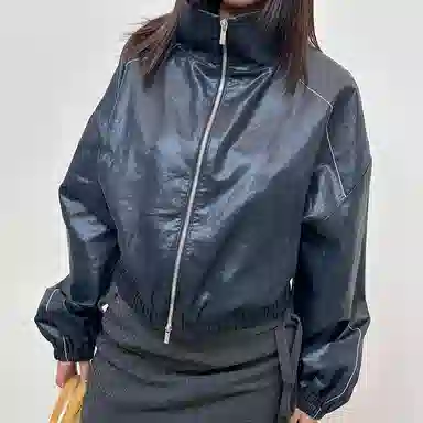 MATIN KIM FW24 Navy Bomber Jacket