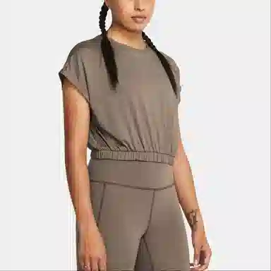 Under Armour UA Meridian Bubble Hem Crop T