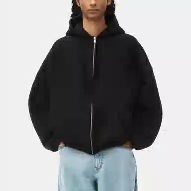 Alexander Wang Fleece Hoodie Black