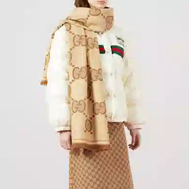 Gucci GG Wool Scarf