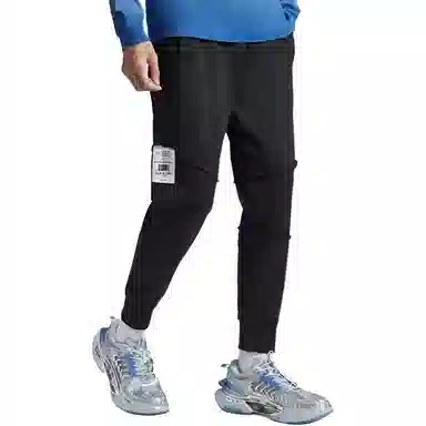 李宁 韦德系列 休闲宽松运动束脚卫裤 男款 黑色