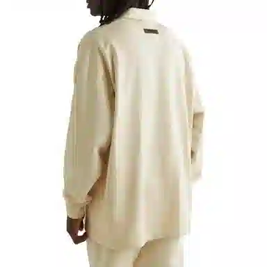 Fear of God Essentials FW22 1977 Henley Rugby in Egg Shell Polo