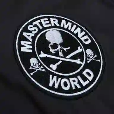 Mitchell & Ness x MASTERMIND WORLD Skull Logo Hoodie Black