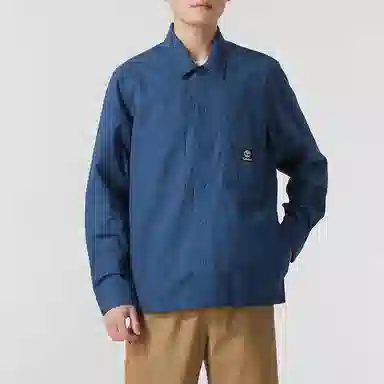 Timberland Long Sleeve Shirt Blue