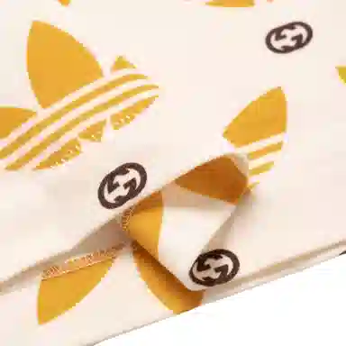 Gucci x adidas Logo T-Shirt Yellow