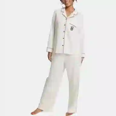 Victoria's Secret The Mix Pajama Set Coconut White