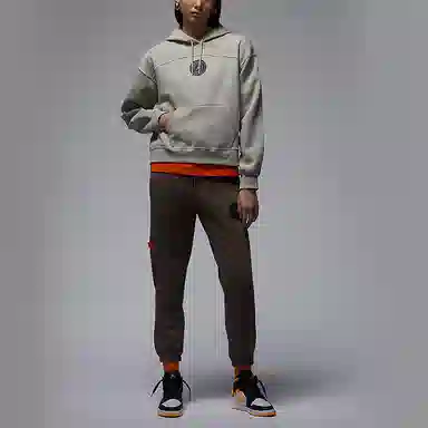 Jordan x PSG SS24 Hoodie Stone